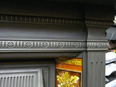 Victorian Tiled Fireplace - 267TC