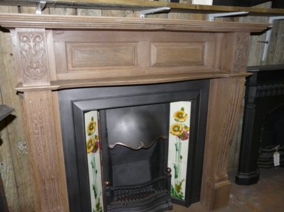 Victorian Oak Fireplace Surround - 167WS - Image 2