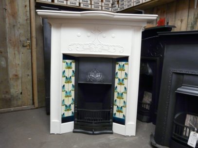 069TC-1225_Original_Art_Nouveau_Tiled_Combination_Fireplace