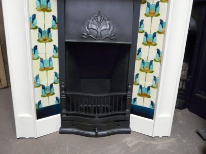 069TC-1225_Original_Art_Nouveau_Tiled_Combination_Fireplace