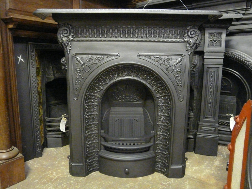 victorian fireplace grill