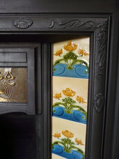 120TI_1037_Art_Nouveau_Tiled_Fireplace_Insert