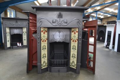 Art Nouveau Tiled Fireplaces - 4225TC