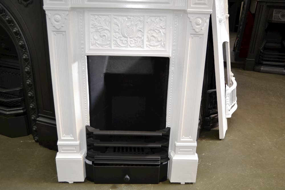 Victorian Cast Iron Fireplace Painted, How To Paint A Cast Iron Fireplace Surround