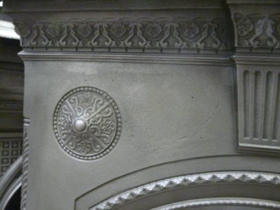 Victorian Cast Iron Fireplace - 237LC-1158 - Image 5