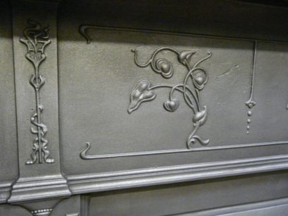 Art Nouveau Cast Iron Surround - 094CS-1183 - Image 7