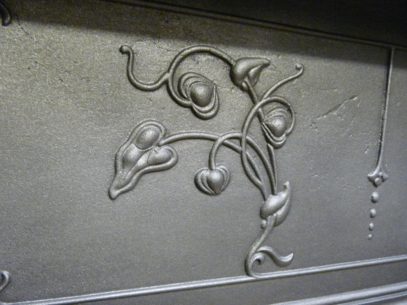 Art Nouveau Cast Iron Surround - 094CS-1183 - Image 8