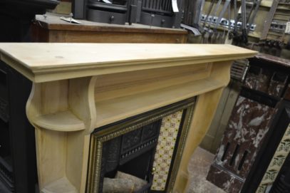 Arts & Crafts Pine Fire Surround 1077WS Old Fireplaces