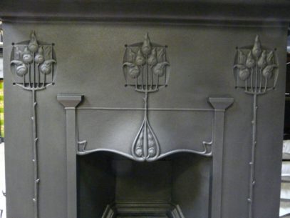 113MC_1200_Art_Nouveau_Cast_Iron_Fireplace