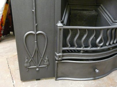 113MC_1200_Art_Nouveau_Cast_Iron_Fireplace