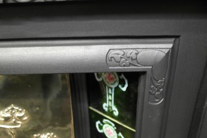 Art Nouveau Tiled Fireplace Insert - 057TI-932 - Image 8