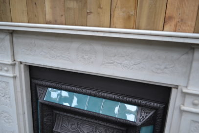 Victorian Carved Carrara Marble Fire Surround 1275MS