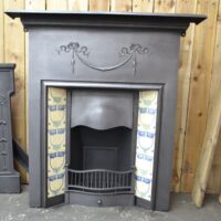 Edwardian Tiled Fireplace Combination 4645TC - Oldfireplaces