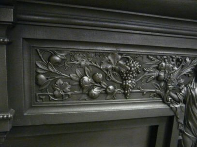 036CS_1324_Victorian_'Peace_&_Plenty'_Cast_Iron_Fireplace_Surround