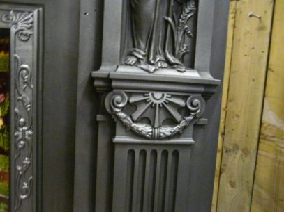 036CS_1324_Victorian_'Peace_&_Plenty'_Cast_Iron_Fireplace_Surround