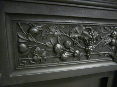 036CS_1324_Victorian_'Peace_&_Plenty'_Cast_Iron_Fireplace_Surround