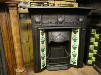 094TC_1320_Art_Nouveau_Tiled_Combination_Fireplace