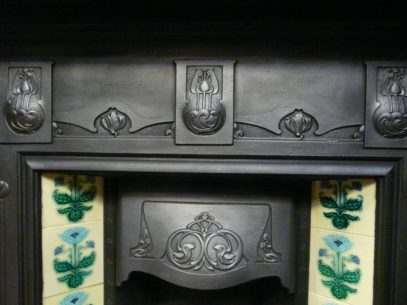 094TC_1320_Art_Nouveau_Tiled_Combination_Fireplace