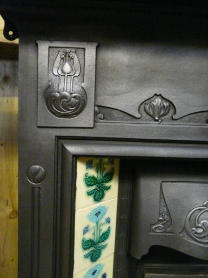 094TC_1320_Art_Nouveau_Tiled_Combination_Fireplace