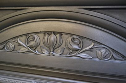 Art Nouveau Cast Iron Fire Surround 1686CS - Oldfireplaces