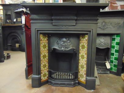 210TC_1330_Victorian_Art_Nouveau_Tiled_Fireplace