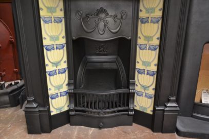 Edwardian Tiled Combination Fireplace Old fireplaces