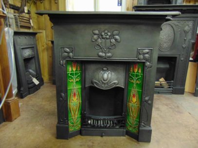 278TC_1371_Art_Nouveau_Tiled_Fireplace