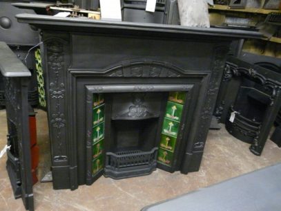 283TI_1373_Art_Nouveau_Tiled_Insert_Fireplace