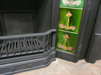 283TI_1373_Art_Nouveau_Tiled_Insert_Fireplace