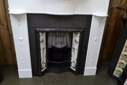 Art Nouveau Arts & Crafts Fireplace 1351CS - Oldfireplaces