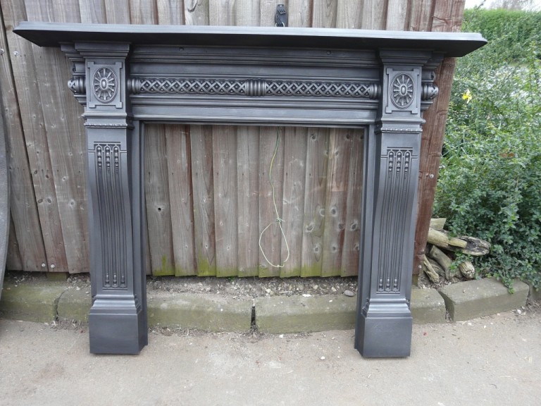 Victorian Cast Iron Fireplace - 163CS-1425 - Antique Fireplace Co