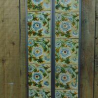 Victorian Majolica Fireplace Tiles - V057 Oldfireplaces