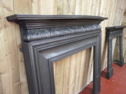 105CS_1454_Antique_Coalbrookdale_Cast_Iron_Fire_Surround