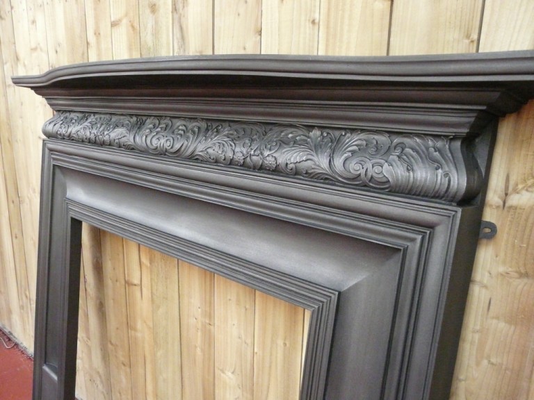 Antique Coalbrookdale Cast Iron Fire Surrounds - 105CS-1454 - Antique ...