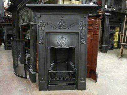 Attractive Art Nouveau Bedroom Fireplace 1466B Antique Fireplace Company.