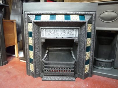 Victorian Tiled Insert 1496TI - Antique Fireplace Co