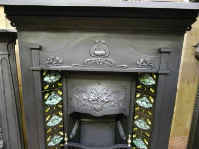 260TC_1500_Art_Nouveau_Tiled_Combination_Fireplace