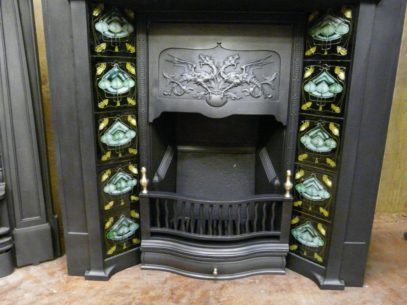 260TC_1500_Art_Nouveau_Tiled_Combination_Fireplace