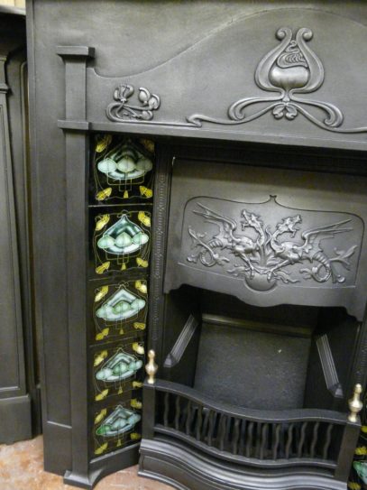 260TC_1500_Art_Nouveau_Tiled_Combination_Fireplace