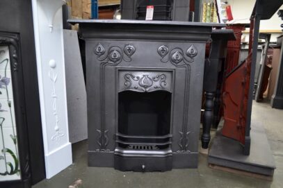 Art Nouveau Cast Iron Fireplace 1514MC - Oldfireplaces