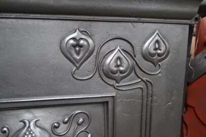 Art Nouveau Cast Iron Fireplace 1514MC - Oldfireplaces