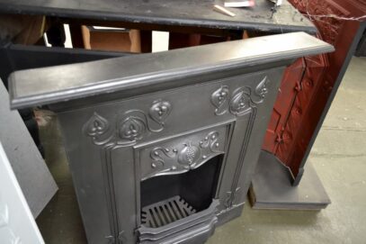 Art Nouveau Cast Iron Fireplace 1514MC - Oldfireplaces