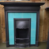 Late Victorian Tiled Combination Fireplace 1518TC - Antique Fireplace Company