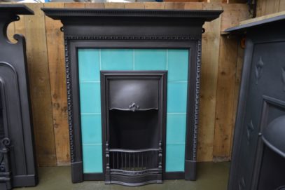 Late Victorian Tiled Combination Fireplace 1518TC - Antique Fireplace Company