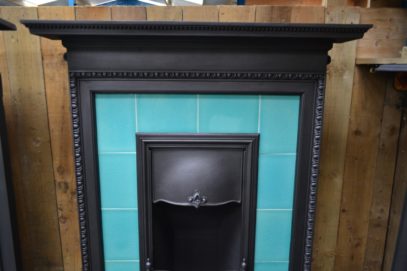 Late Victorian Tiled Combination Fireplace 1518TC - Antique Fireplace Company