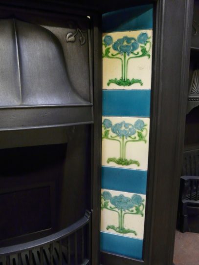 Edwardian Tiled Fireplace - 033TC-1545 - Image 12