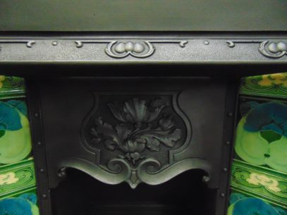 187TI_1617_Art_Nouveau_Tiled_Insert_Fireplace