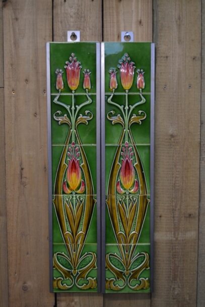 Art Nouveau Fireplace Tiles AN065