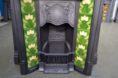 Genuine Art Nouveau Tiled Fireplaces 1638TC - Oldfireplaces