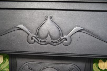 Genuine Art Nouveau Tiled Fireplaces 1638TC - Oldfireplaces